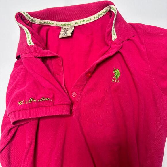 U.S. Vintage Ralph Lauren Women’s Polo Size Medium Assn Embroidered Collard - Picture 2 of 5